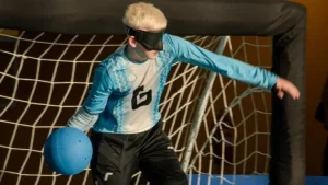 Sanjuaninos compiten en un torneo internacional de goalball en Buenos Aires