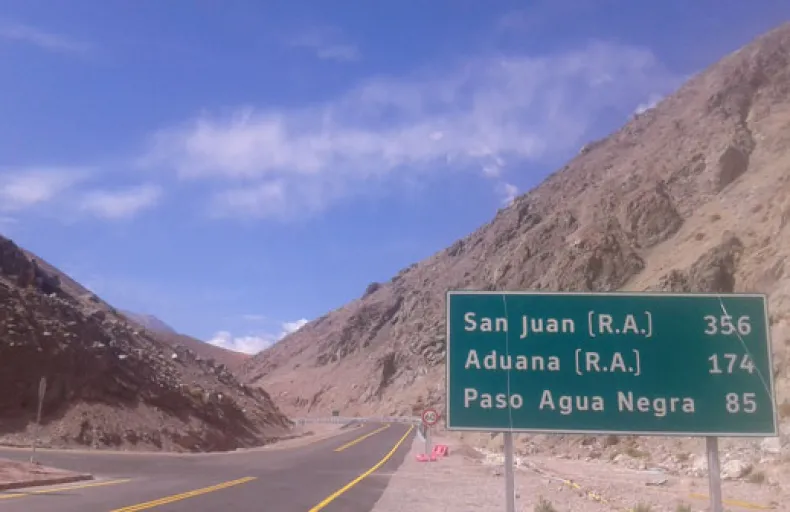 paso chile agua negra