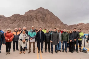Calingasta: Orrego y autoridades de Glencore inauguraron dos puentes para potenciar el desarrollo productivo