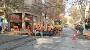 Pavimentación del microcentro: avanzan obras en Jujuy y Güemes