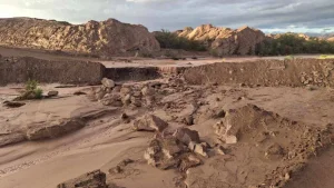 Jáchal coordina un plan de obras urgentes para blindar a La Gran China de los aluviones