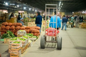 Pocito avanza en la construcción de su primer mercado frutihortícola y estima abrir sus puertas en primavera